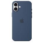 Coque - Bumper - Facade Telephone APPLE iPhone 16 Plus - Coque en silicone avec MagSafe - Denim