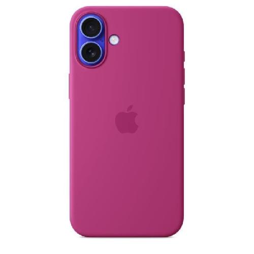 Coque - Bumper - Facade Telephone APPLE iPhone 16 Plus - Coque en silicone avec MagSafe - Fuchsia