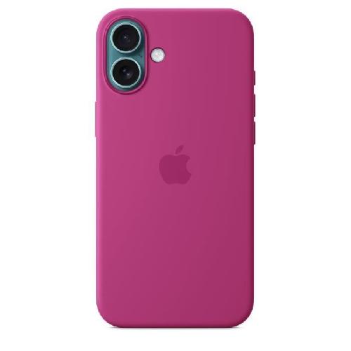 Coque - Bumper - Facade Telephone APPLE iPhone 16 Plus - Coque en silicone avec MagSafe - Fuchsia