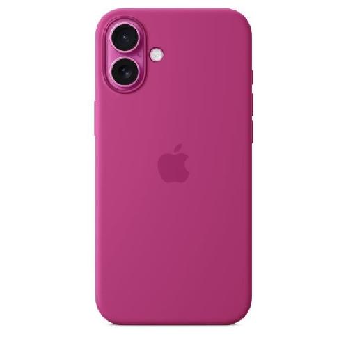 Coque - Bumper - Facade Telephone APPLE iPhone 16 Plus - Coque en silicone avec MagSafe - Fuchsia