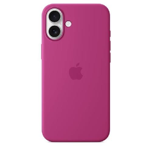 Coque - Bumper - Facade Telephone APPLE iPhone 16 Plus - Coque en silicone avec MagSafe - Fuchsia