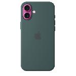 Coque - Bumper - Facade Telephone APPLE iPhone 16 Plus - Coque en silicone avec MagSafe - Lake Green