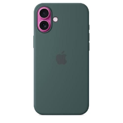 Coque - Bumper - Facade Telephone APPLE iPhone 16 Plus - Coque en silicone avec MagSafe - Lake Green