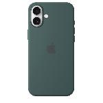 Coque - Bumper - Facade Telephone APPLE iPhone 16 Plus - Coque en silicone avec MagSafe - Lake Green