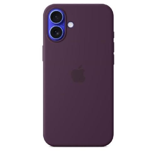 Coque - Bumper - Facade Telephone APPLE iPhone 16 Plus - Coque en silicone avec MagSafe - Plum