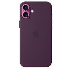 Coque - Bumper - Facade Telephone APPLE iPhone 16 Plus - Coque en silicone avec MagSafe - Plum