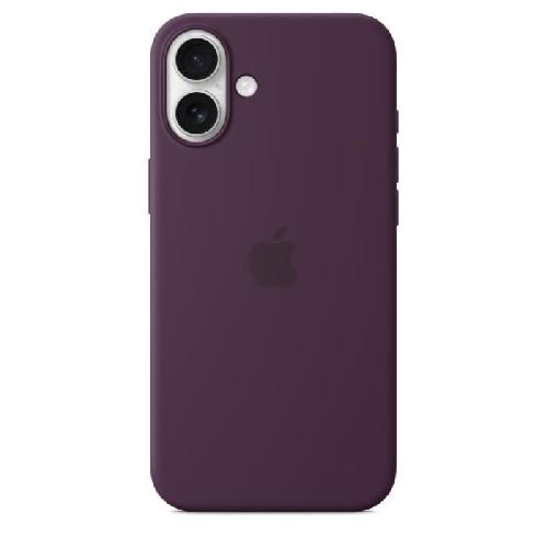 Coque - Bumper - Facade Telephone APPLE iPhone 16 Plus - Coque en silicone avec MagSafe - Plum