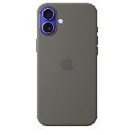 APPLE iPhone 16 Plus - Coque en silicone avec MagSafe - Stone Gray