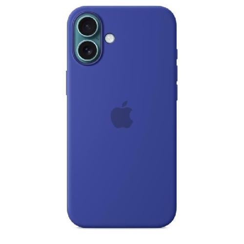 Coque - Bumper - Facade Telephone APPLE iPhone 16 Plus - Coque en silicone avec MagSafe - Ultramarine