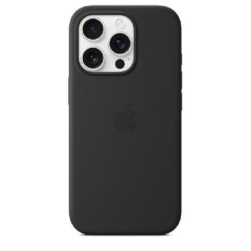 Coque - Bumper - Facade Telephone APPLE iPhone 16 Pro - Coque en silicone avec MagSafe - Black