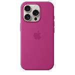 Coque - Bumper - Facade Telephone APPLE iPhone 16 Pro - Coque en silicone avec MagSafe - Fuchsia