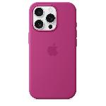 Coque - Bumper - Facade Telephone APPLE iPhone 16 Pro - Coque en silicone avec MagSafe - Fuchsia