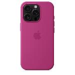 Coque - Bumper - Facade Telephone APPLE iPhone 16 Pro - Coque en silicone avec MagSafe - Fuchsia