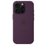 Coque - Bumper - Facade Telephone APPLE iPhone 16 Pro - Coque en silicone avec MagSafe - Plum