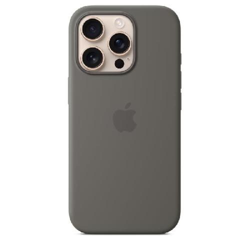 Coque - Bumper - Facade Telephone APPLE iPhone 16 Pro - Coque en silicone avec MagSafe - Stone Gray