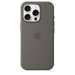 Coque - Bumper - Facade Telephone APPLE iPhone 16 Pro - Coque en silicone avec MagSafe - Stone Gray