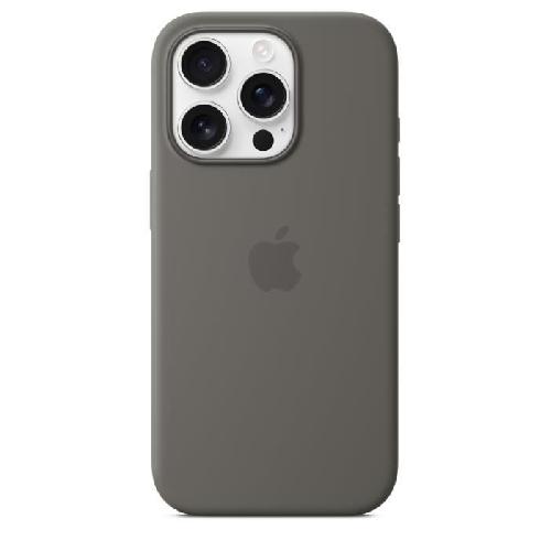 Coque - Bumper - Facade Telephone APPLE iPhone 16 Pro - Coque en silicone avec MagSafe - Stone Gray