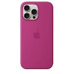 Coque - Bumper - Facade Telephone APPLE iPhone 16 Pro Max- Coque en silicone avec MagSafe - Fuchsia