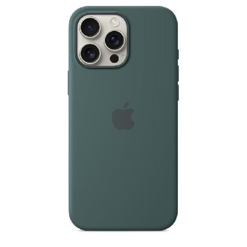 Coque - Bumper - Facade Telephone APPLE iPhone 16 Pro Max - Coque en silicone avec MagSafe - Lake Green