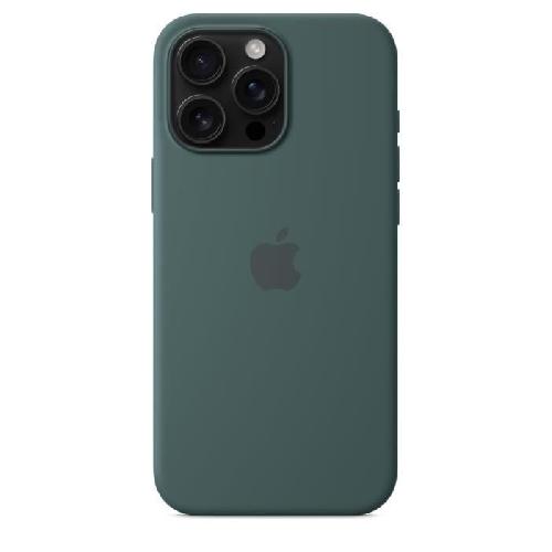 Coque - Bumper - Facade Telephone APPLE iPhone 16 Pro Max - Coque en silicone avec MagSafe - Lake Green