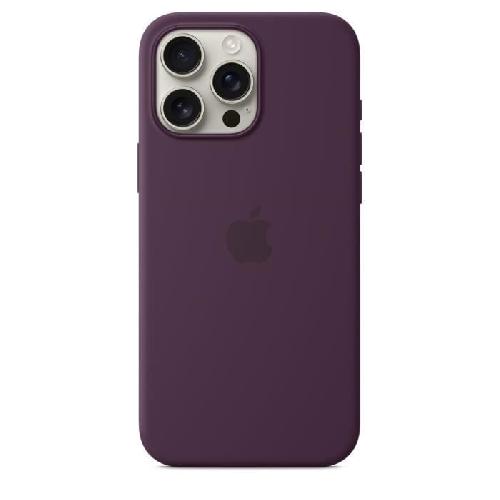 Coque - Bumper - Facade Telephone APPLE iPhone 16 Pro Max - Coque en silicone avec MagSafe - Plum