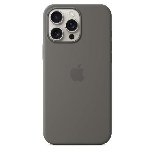 Coque - Bumper - Facade Telephone APPLE iPhone 16 Pro Max - Coque en silicone avec MagSafe - Stone Gray