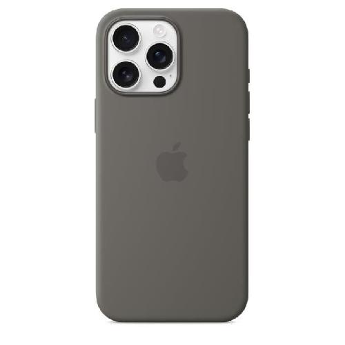 Coque - Bumper - Facade Telephone APPLE iPhone 16 Pro Max - Coque en silicone avec MagSafe - Stone Gray