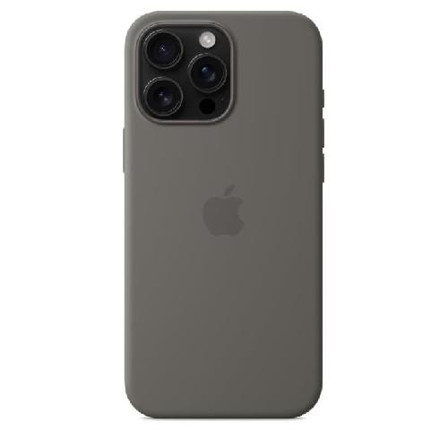 Coque - Bumper - Facade Telephone APPLE iPhone 16 Pro Max - Coque en silicone avec MagSafe - Stone Gray