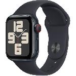 Apple Watch SE GPS + Cellular - 40mm - Boitier Midnight Aluminium - Bracelet Midnight Sport Band - M-L