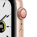 Montre Bluetooth - Montre Connectee Apple Watch SE GPS + Cellular. 44mm Boitier en Aluminium Or avec Bracelet Sport Prune