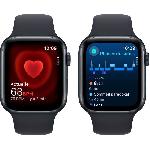 Montre Bluetooth - Montre Connectee - Montre Intelligente Apple Watch SE GPS + Cellular - 44mm - Boîtier Midnight Aluminium - Bracelet Midnight Sport Band - M/L