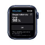 Montre Bluetooth - Montre Connectee Apple Watch Series 6 GPS + Cellular. 40mm Boitier en Aluminium Bleu avec Bracelet Sport Bleu Intense