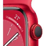 Montre Bluetooth - Montre Connectee - Montre Intelligente Apple Watch Series 8 GPS + Cellular - 41mm - Boitier -PRODUCT-RED Aluminium - Bracelet -PRODUCT-RED Sport Band - Regular