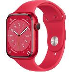 Montre Bluetooth - Montre Connectee - Montre Intelligente Apple Watch Series 8 GPS + Cellular - 45mm - Boitier -PRODUCT-RED Aluminium - Bracelet -PRODUCT-RED Sport Band - Regular