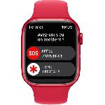 Montre Bluetooth - Montre Connectee - Montre Intelligente Apple Watch Series 8 GPS + Cellular - 45mm - Boitier -PRODUCT-RED Aluminium - Bracelet -PRODUCT-RED Sport Band - Regular