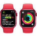 Montre Bluetooth - Montre Connectee - Montre Intelligente Apple Watch Series 9 GPS - 41mm - Boîtier (PRODUCT)RED Aluminium - Bracelet (PRODUCT)RED Sport Band - M/L