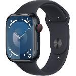 Apple Watch Series 9 GPS - 45mm - Boitier Midnight Aluminium - Bracelet Midnight Sport Band - M-L