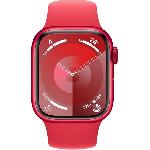 Montre Bluetooth - Montre Connectee - Montre Intelligente Apple Watch Series 9 GPS + Cellular - 41mm - Boitier -PRODUCT-RED Aluminium - Bracelet -PRODUCT-RED Sport Band - S-M