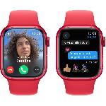 Montre Bluetooth - Montre Connectee - Montre Intelligente Apple Watch Series 9 GPS + Cellular - 41mm - Boitier -PRODUCT-RED Aluminium - Bracelet -PRODUCT-RED Sport Band - S-M