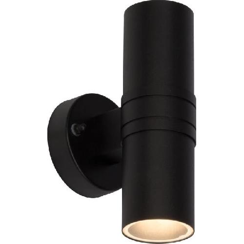Applique Exterieure Applique exterieure 2 lumieres HANNI Noir ampoule GU10 max 3 W - Brilliant