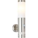 Applique Exterieure Applique exterieure avec detecteur LEIGH - BRILLIANT - LED integre - Acier - IP44