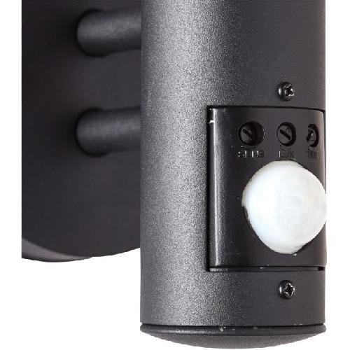 Applique Exterieure Applique exterieure avec detecteur VENLO Noire ampoule E27 max 40W - Brilliant
