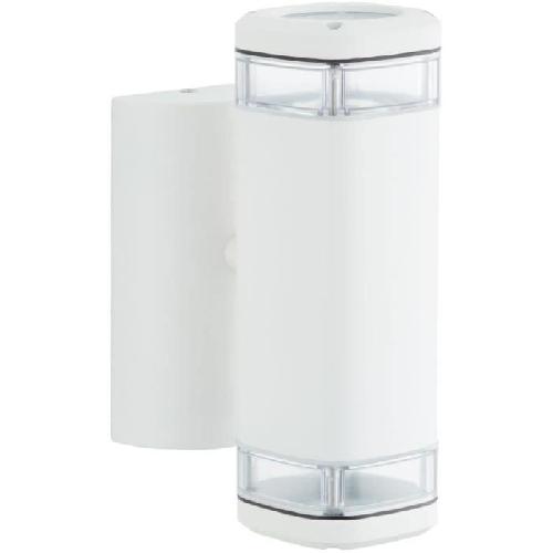 Applique Exterieure Applique extérieure - BRILLIANT - JANDY - Blanc - Métal/verre - GU10 max 2x18W - IP44