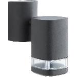 Applique Exterieure Applique extérieure - JANDY - noir - métal/verre - GU10 max 18W - IP44