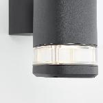 Applique Exterieure Applique extérieure - JANDY - noir - métal/verre - GU10 max 18W - IP44