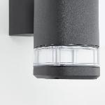 Applique Exterieure Applique extérieure - JANDY - noir - métal/verre - GU10 max 18W - IP44