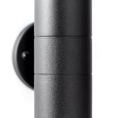 Applique Exterieure Applique murale extérieure JANDY 2L noir métal/verre - BRILLIANT - GU10 max 18W IP44