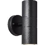 Applique Exterieure Applique murale extérieure JANDY 2L noir métal/verre - BRILLIANT - GU10 max 18W IP44