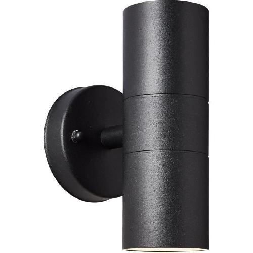 Applique Exterieure Applique murale extérieure JANDY 2L noir métal/verre - BRILLIANT - GU10 max 18W IP44