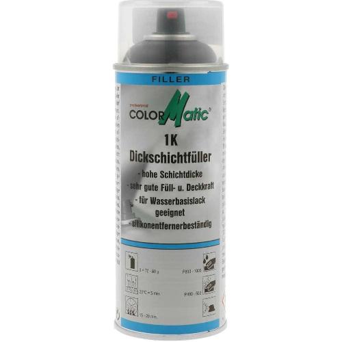 Peinture Auto Appret garnissant noir COLORMATIC 400ml -aerosol-